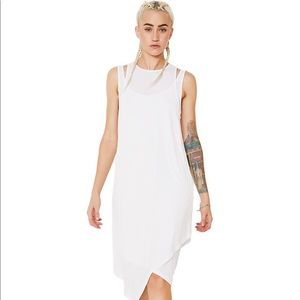 Cheap Monday White Asymmetrical Dress